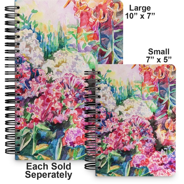Watercolor Floral Spiral Journal - Comparison