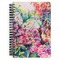 Watercolor Floral Spiral Journal Large - Front View