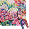 Watercolor Floral Square Fridge Magnet (Personalized)