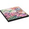 Watercolor Floral Square Table Top (Angle Shot)