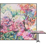 Watercolor Floral Square Table Top - 24"