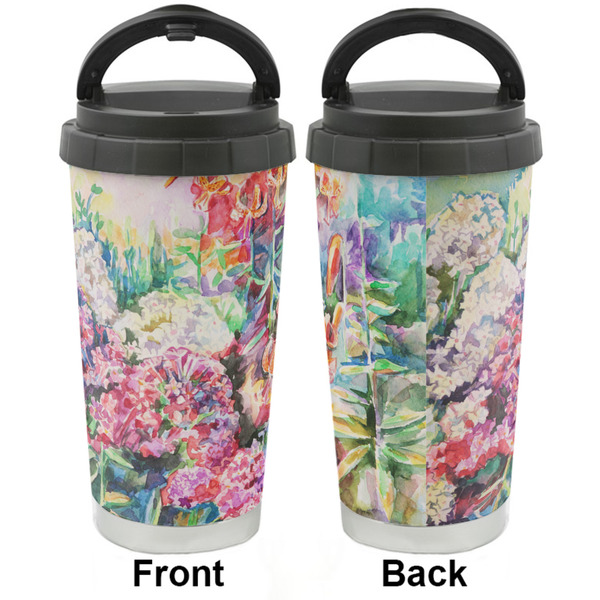 Watercolor Floral Stainless Steel Travel Cup - Apvl