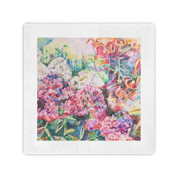 Custom Watercolor Floral Cocktail Napkins
