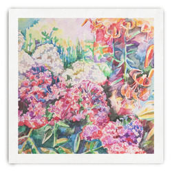 Watercolor Floral Paper Dinner Napkins