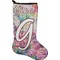 Watercolor Floral Stocking - Single-Sided