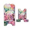 Watercolor Floral Stylized Phone Stand - Front & Back - Large