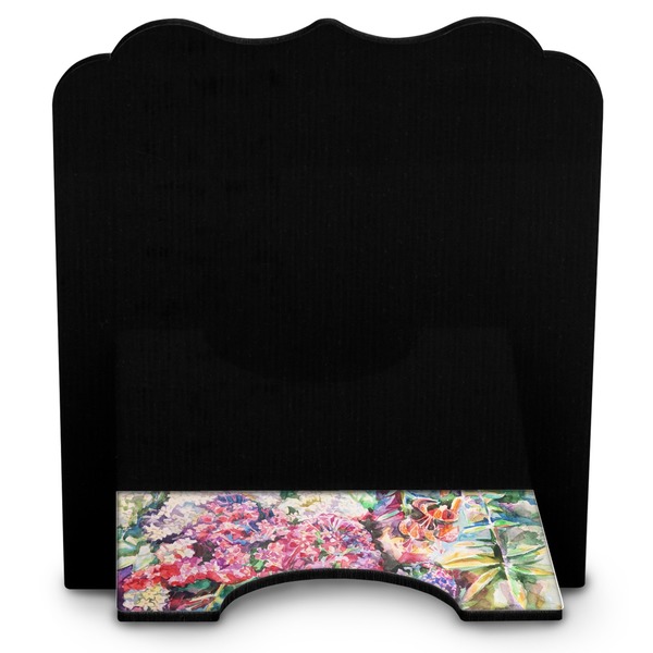 Watercolor Floral Stylized Tablet Stand - Back