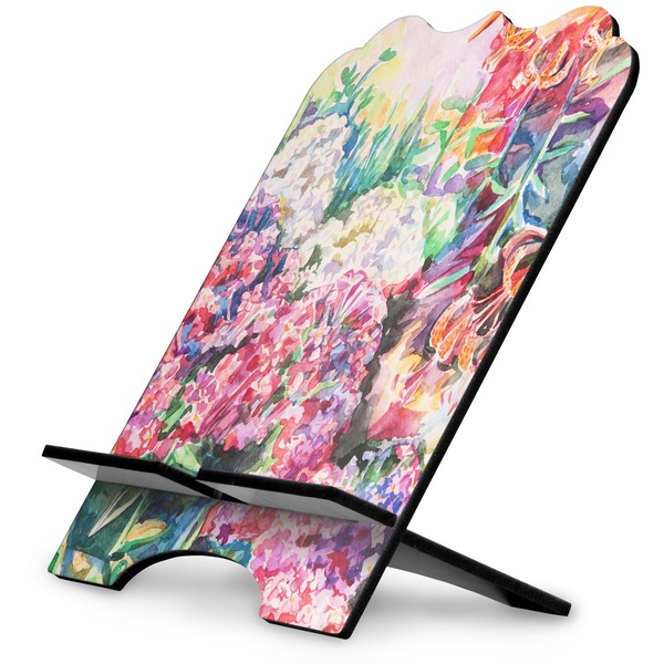 Custom Watercolor Floral Stylized Tablet Stand