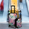 Watercolor Floral Suitcase Set 4 - IN CONTEXT