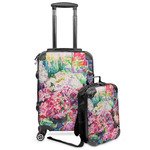 Watercolor Floral Kids 2-Piece Luggage Set - Suitcase & Backpack