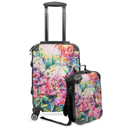 Watercolor Floral Kids 2-Piece Luggage Set - Suitcase & Backpack