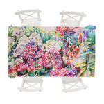 Watercolor Floral Tablecloth - 58"x102"