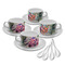 Watercolor Floral Tea Cup - Set of 4