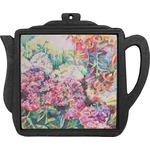 Watercolor Floral Teapot Trivet