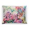 Watercolor Floral Throw Pillow (Rectangular - 12x16)