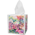 Watercolor Floral Tissue Box Cover