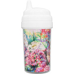Watercolor Floral Sippy Cup