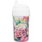 Watercolor Floral Toddler Sippy Cup (Personalized)