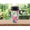 Watercolor Floral Travel Mug Lifestyle (Personalized)