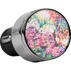 Watercolor Floral USB Car Charger