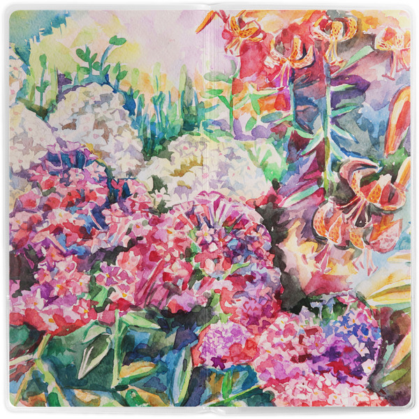 Watercolor Floral Vinyl Document Wallet - Apvl