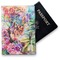 Watercolor Floral Vinyl Passport Holder - Front