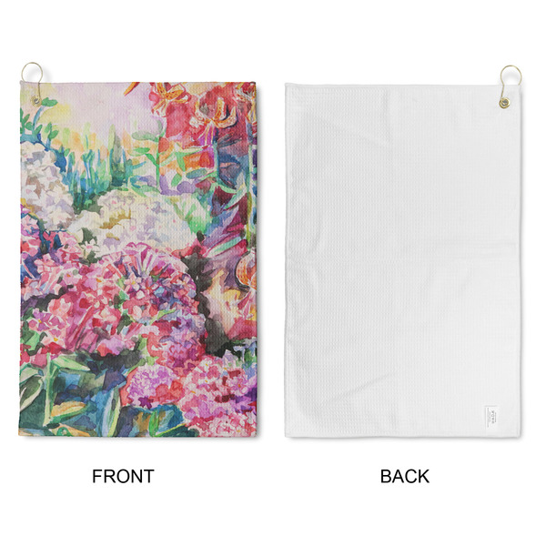 Watercolor Floral Waffle Weave Golf Towel - Approval