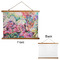 Watercolor Floral Wall Hanging Tapestry - Landscape - APPROVAL