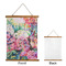 Watercolor Floral Wall Hanging Tapestry - Portrait - APPROVAL