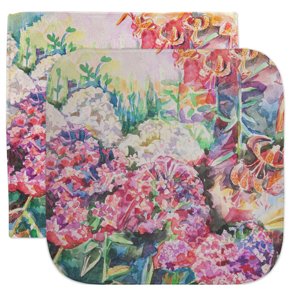 Custom Watercolor Floral Facecloth / Wash Cloth