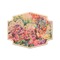 Watercolor Floral Wooden Sticker - Main
