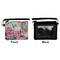 Watercolor Floral Wristlet ID Cases - Front & Back
