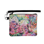 Watercolor Floral Wristlet ID Case