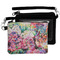 Watercolor Floral Wristlet ID Cases - MAIN