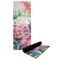Watercolor Floral Yoga Mat with Black Rubber Back Full Print View