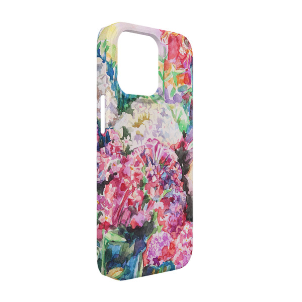Custom Watercolor Floral iPhone Case - Plastic - iPhone 13