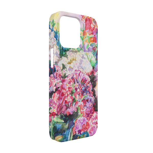 Custom Watercolor Floral iPhone Case - Plastic - iPhone 13 Pro