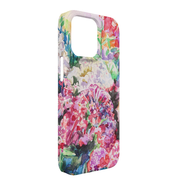 Custom Watercolor Floral iPhone Case - Plastic - iPhone 13 Pro Max
