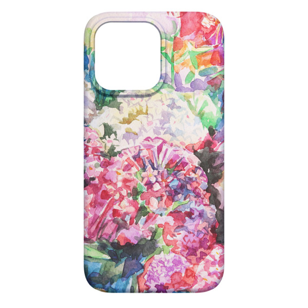 Watercolor Floral iPhone 13 Pro Max Case - Back
