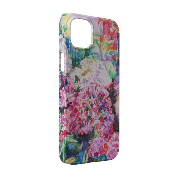 Custom Watercolor Floral iPhone Case - Plastic - iPhone 14