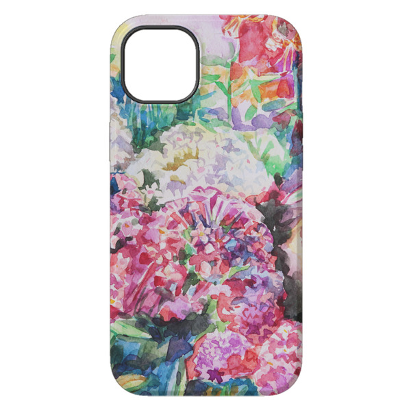 Watercolor Floral iPhone 14 Pro Max Tough Case - Back