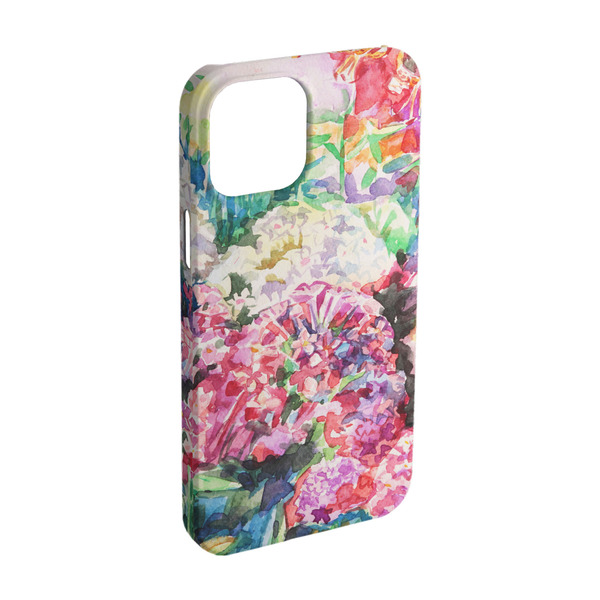 Custom Watercolor Floral iPhone Case - Plastic - iPhone 15