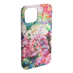 Watercolor Floral iPhone Case - Plastic - iPhone 15 Pro Max