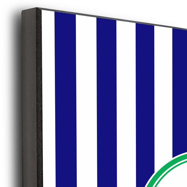 Alligators & Stripes 11x14 Wood Print - Closeup