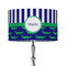 Alligators & Stripes 12" Drum Lamp Shade - Fabric (Personalized)