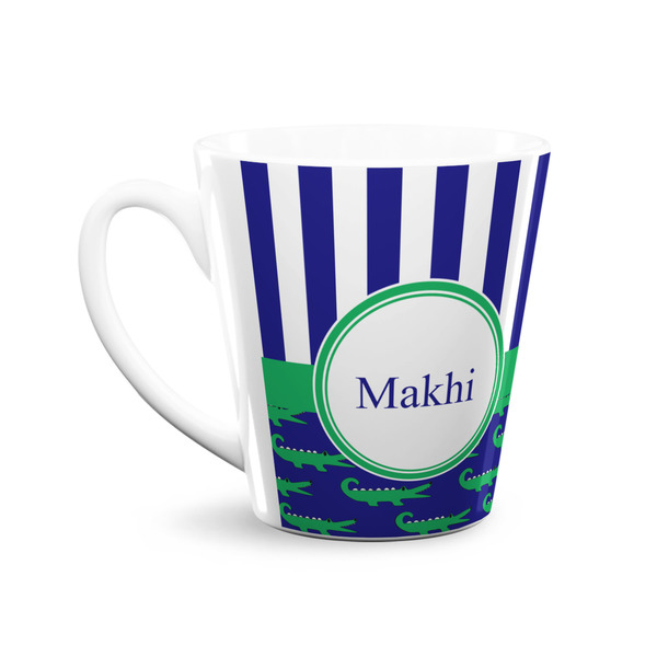 Alligators & Stripes 12 Oz Latte Mug - Front