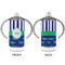 Alligators & Stripes 12 oz Stainless Steel Sippy Cups - APPROVAL