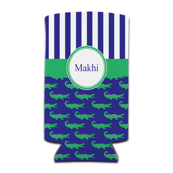 Custom Alligators & Stripes Can Cooler (tall 12 oz) (Personalized)