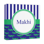 Alligators & Stripes Canvas Print - 12x12 (Personalized)