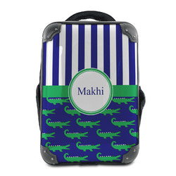 Alligators & Stripes 15" Hard Shell Backpack (Personalized)